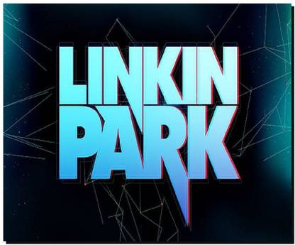 SKY DOT linkin park letters font stars Mousepad