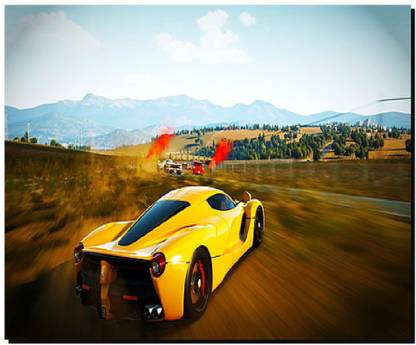 SKY DOT forza horizon 2 ferrari laferrari ferrari forza Non Slip Base Mousepad