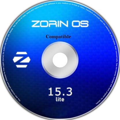 COMPATIBLE Linux ZORIN OS 15.3 Lite 32 & 64bit ZORIN OS 15.3 Lite 32 & 64bit Live Bootable DVD Linux. 32 & 64bit