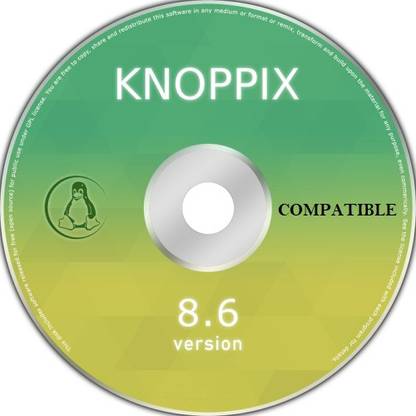 COMPATIBLE Linux Knoppix 8.6 Desktop 64bit Linux Knoppix 8.6 Desktop 64bit Live Bootable DVD Rom Linux Operating System 64bit