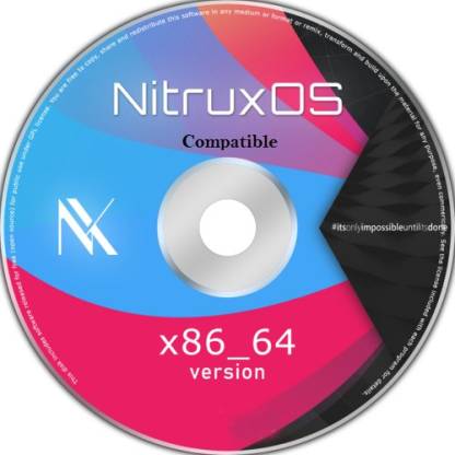 COMPATIBLE Nitrux OS Latest Version 64bit Nitrux OS Latest Version 64bit Bootable DVD Rom Linux Operating System. 64bit