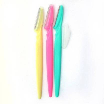 BIRDA Eyebrow, Neck, Face, Upper Lips as well as Unnecessary Hairs Elsewhere Shaping Trimmer Shaper Shaver Razor Tool (Pack of 3), Men & Women