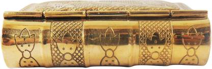 salvusappsolutions Antique Metal Pan Dan/ Pan Dibbi, Betel Box Decorative Showpiece  -  3 cm