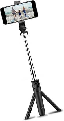 Casa Tech Multipurpose Mini Tripod Stand with 2 in 1 Selfie Stick and Mini Camera Tripod for All Smartphones and Cameras with Mount Tripod Tripod