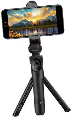Casa Tech multifunctional 360 rotation handheld bendable flexi bluetooth selfie stick with tripod Tripod