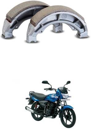 AUTONEST Bike Rear Brake Shoe (Set of 2) for Platina 100 DTS-i Rear Brake Shoe