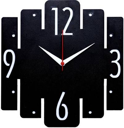 AANK Analog 31 cm X 30 cm Wall Clock