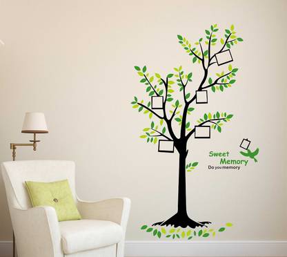 fuzzy 125 cm sweet memory tree Self Adhesive Sticker