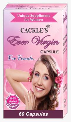 Cackle's Ever Virgin Capsule for Females, Pack of 2 x 60 = 120 Capsules