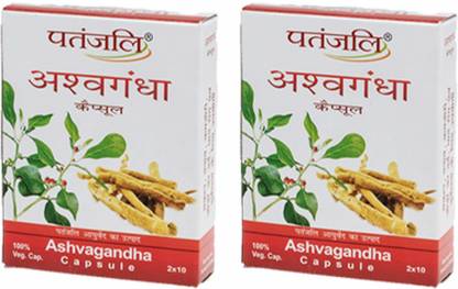 PATANJALI Ashwagandha Capsules [ pack of 2 )