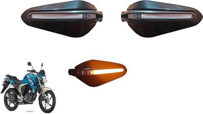 AutoVHPR Yama F ZED ESS F Stylish Black LED Hand Guard3B Handlebar Hand Guard