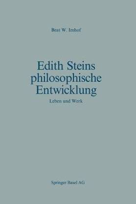 Edith Steins philosophische Entwicklung