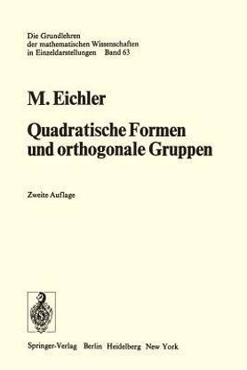 Quadratische Formen und orthogonale Gruppen