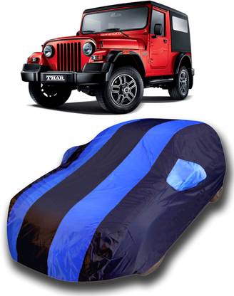 KASHYAP FASHION WORLD Car Cover For Mahindra Thar (With Mirror Pockets)