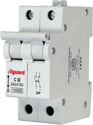 liguard DP-C-32A ISI DP MCB 32 AMP MCB