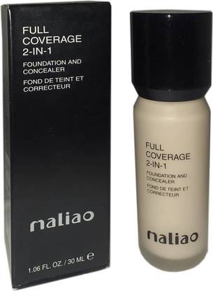 maliao Full Coverage Foundation and Concealer 2 in 1 Foundation