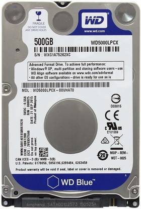 WD BLUE 500 GB Laptop Internal Hard Disk Drive (HDD) (WD500LP)