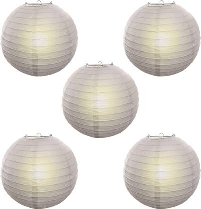 REIKI CRYSTAL PRODUCTS Lantern Paper Lamp Paper Ball Lamp Shade 12 Inch Paper Lamp 105 White Paper Hanging Lantern