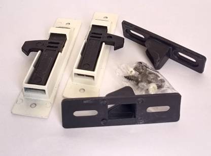 Hardware Aluminium Sliding Window Concealed Lock (2 Pcs) (White) Combination Lock