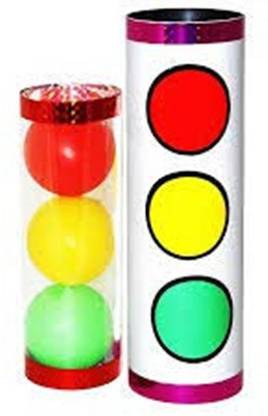 A SARKAR MAGIC WORLD Jumping Joker Tube and Balls Magic / Traffic Light Balls Magic 1 Magic Tricks