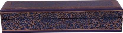 jkhhc PEPAPER MACHE PENCIL BOX 2 PEICE SET MULTI PORPOSE Vanity Box