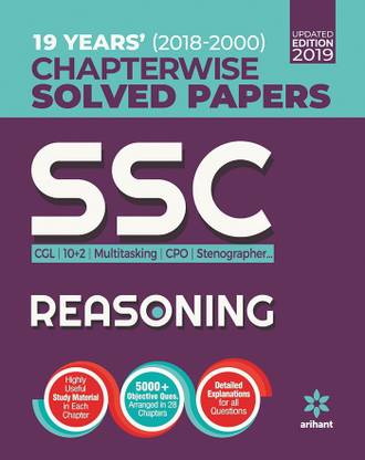 Ssc Chapterwise Solved Papers Reasoning 2019
