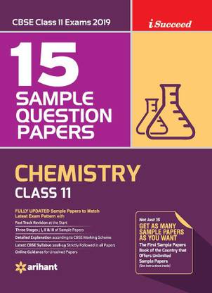 15 Sample Question Papers Chemistry Class 11th Cbse