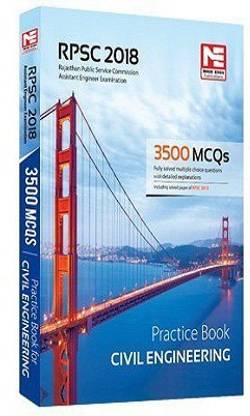 3500 MCQS Civil Engineering Practice Book for Rpsc Assistant Engineer Exam