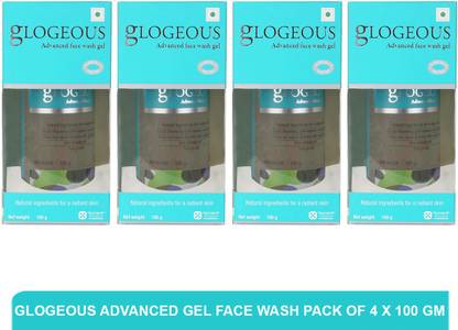 Glogeous Advanced  Gel - Deep Cleansing (pack of 4)100g Face Wash