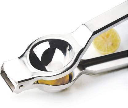 MGNLR Steel Manual Lemon Squeezer, Metal Rustproof Lime Squeezer Hand Juicer