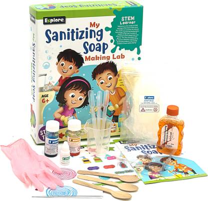 explore.. | STEM Learner | My Sanitizing Soap Making Lab