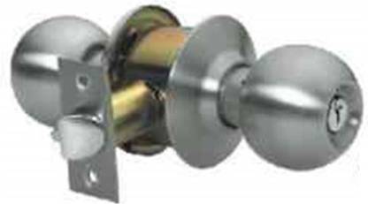 Godrej Locks 9843 - Cylindrical Lock (Keyless) - Stainless Steel Lock