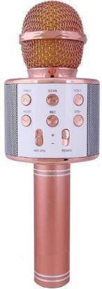 HETANSH ENTERPRISE Wireless Microphone (Multicolor) multi-functional mike (Multicolor)Bluetooth Speaker/ round bluetooth mike