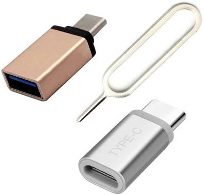 OTD OTG Adapter Accessory Combo for Realme 7, Realme 7 5G, Realme 7 Pro, Realme 7i