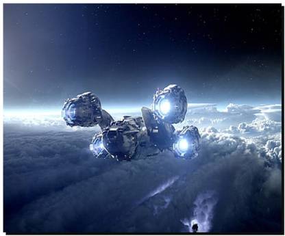 SKY DOT prometheus movie spaceship space Non Slip Base Mousepad