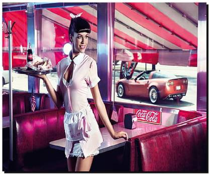 SKY DOT sexy waitress Non Slip Base Mousepad