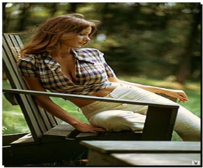 SKY DOT nancy cameron playboy model vintage Non Slip Base Mousepad