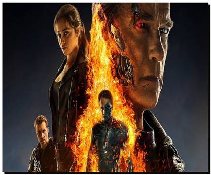 SKY DOT terminator genisys Non Slip Base Mousepad