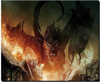 SKY DOT the hobbit the desolation of smaug smaug the hobbit movies Mousepad