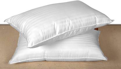 Flexi Lite Polyester Fibre Solid Sleeping Pillow Pack of 2
