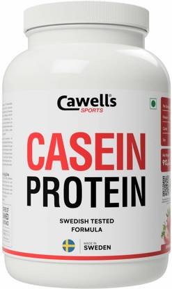 Cawells Casein Protein Powder, High Protein with Low Carb Powder Casein Protein