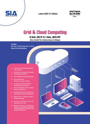Grid And Cloud Computing, B.Tech IV-Year I-Sem (CSE) R15, JNTU-Anantapur, Latest 2020-21 Edition