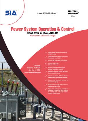 Power System Operation And Control, B.Tech IV-Year I-Sem (EEE) R15, JNTU-Anantapur, Latest 2020-21 Edition
