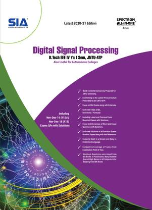 Digital Signal Processing, B.Tech IV-Year I-Sem (EEE) R15, JNTU-Anantapur, Latest 2020-21 Edition