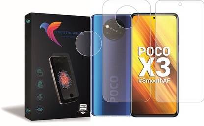 TRUSTin.ONLINE Front and Back Screen Guard for XIAOMI POCO X3, POCO X3, Xiaomi Poco X3 Pro, Poco X3 Pro, X3 Pro