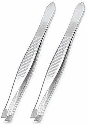 Top Select Straight and Plucker Tweezer (5-inch) - Set of 2