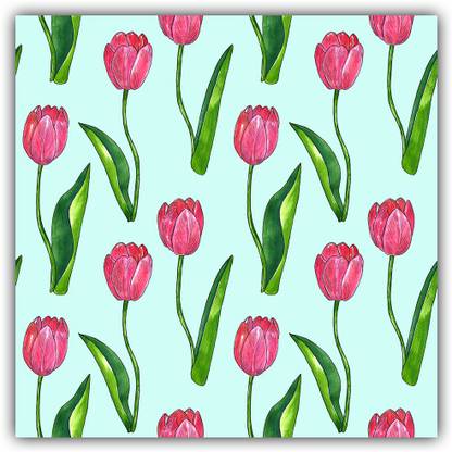 BPDESIGNSOLUTION Floral & Botanical Multicolor Wallpaper