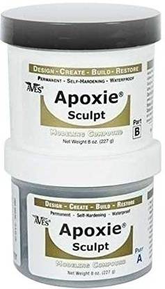 Aves Apoxie Sculpt - 2 Part Modeling Compound (A & B) - 1 Pound, Natural