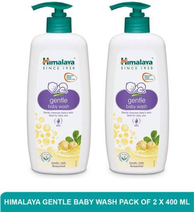 HIMALAYA Gentle Baby Wash | Best Baby Wash (pack of 2)400ml