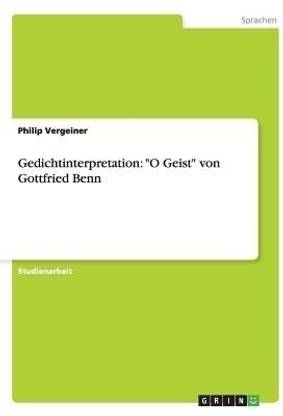 Gedichtinterpretation